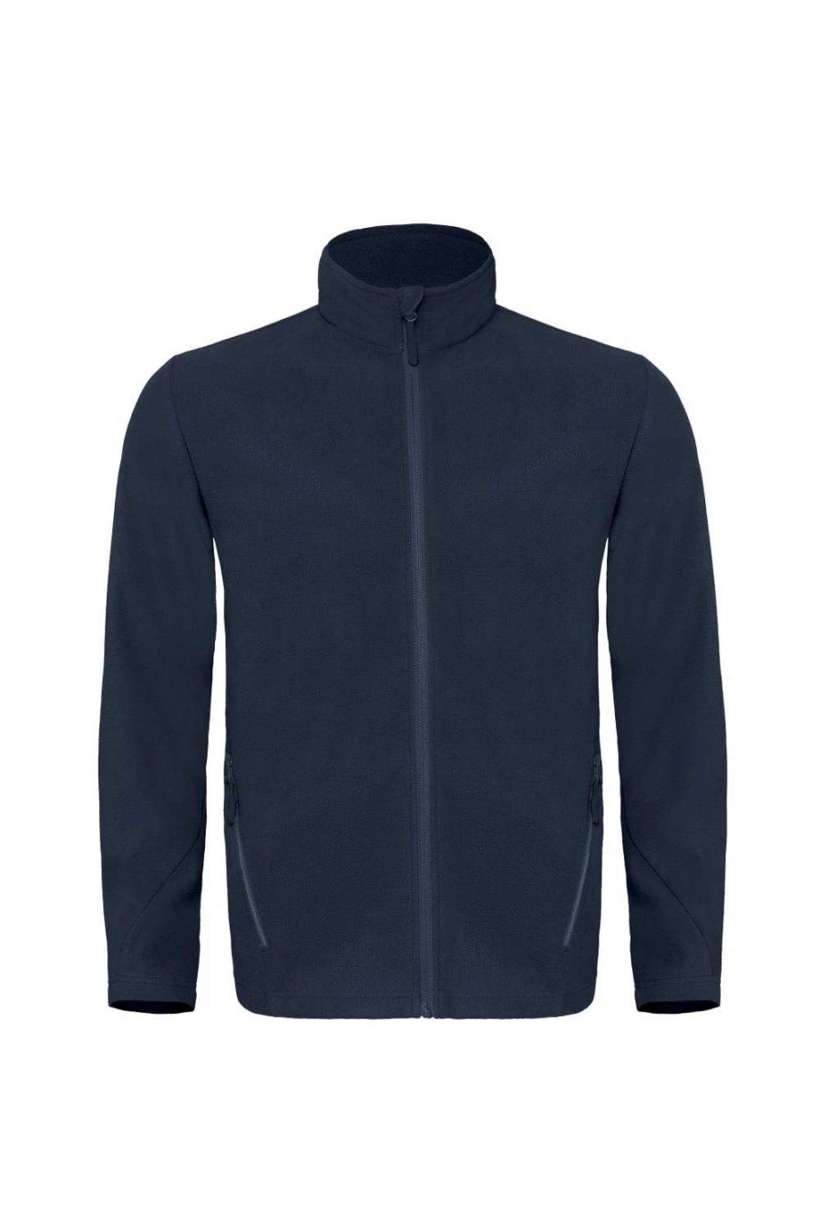 Coats, Jackets & Blazers * | B&C B&C Mens Coolstar Ultra Light Full Zip Fleece Top ( ) Navy