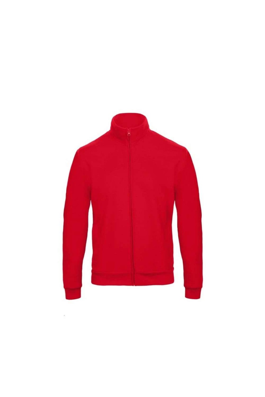 Coats, Jackets & Blazers * | B&C B&C Adults Unisex Id.206 50/50 Full Zip Sweat Jacket ( ) Red