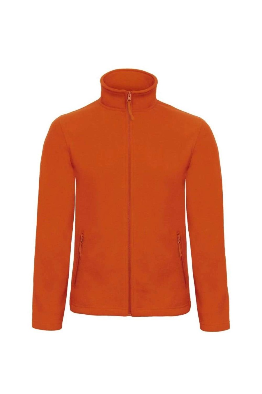 Coats, Jackets & Blazers * | B&C B&C Collection Mens Id 501 Microfleece Jacket ( ) Pumpkin Orange