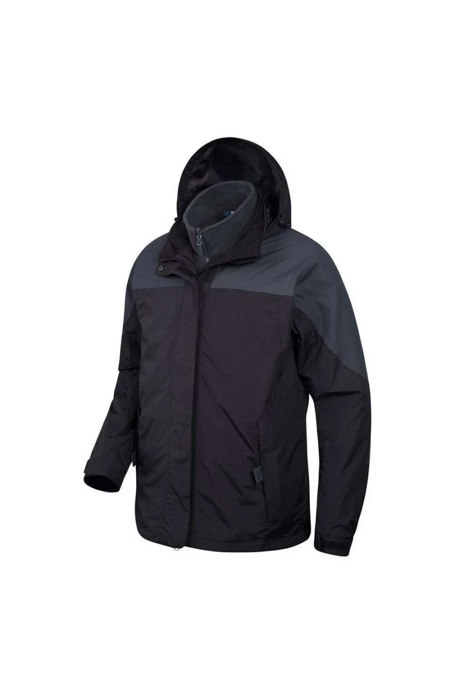 Coats, Jackets & Blazers * | Mountain Warehouse Storm 3 In 1 Waterproof Jacket Gray