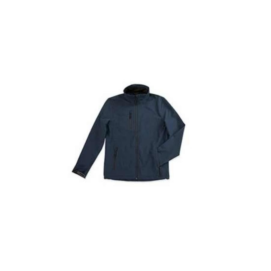 Coats, Jackets & Blazers * | Stedman Active Mens Active Softest Shell Jacket ( ) Coats, Jackets & Blazers Marina Blue