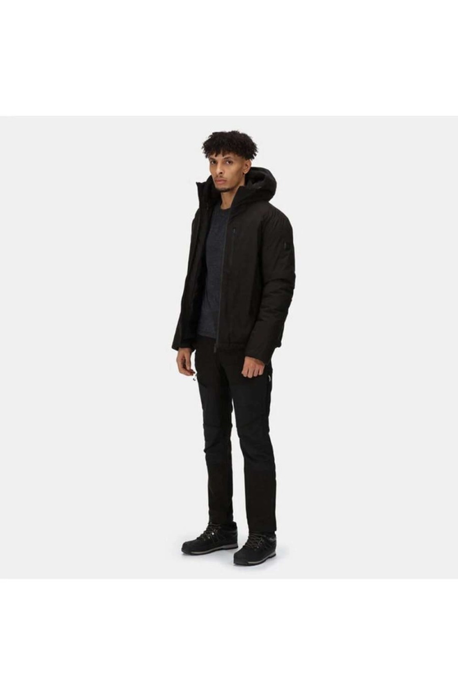 Coats, Jackets & Blazers * | Regatta Mens Colehurst Waterproof Jacket Black