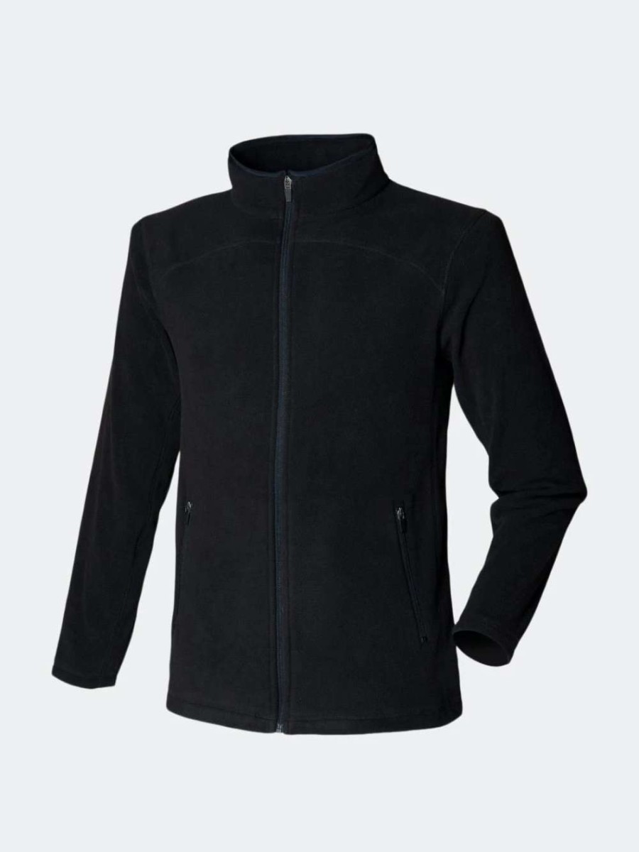 Coats, Jackets & Blazers * | Skinni Fit Microfleece Anti Pill Lightweight Jacket Black