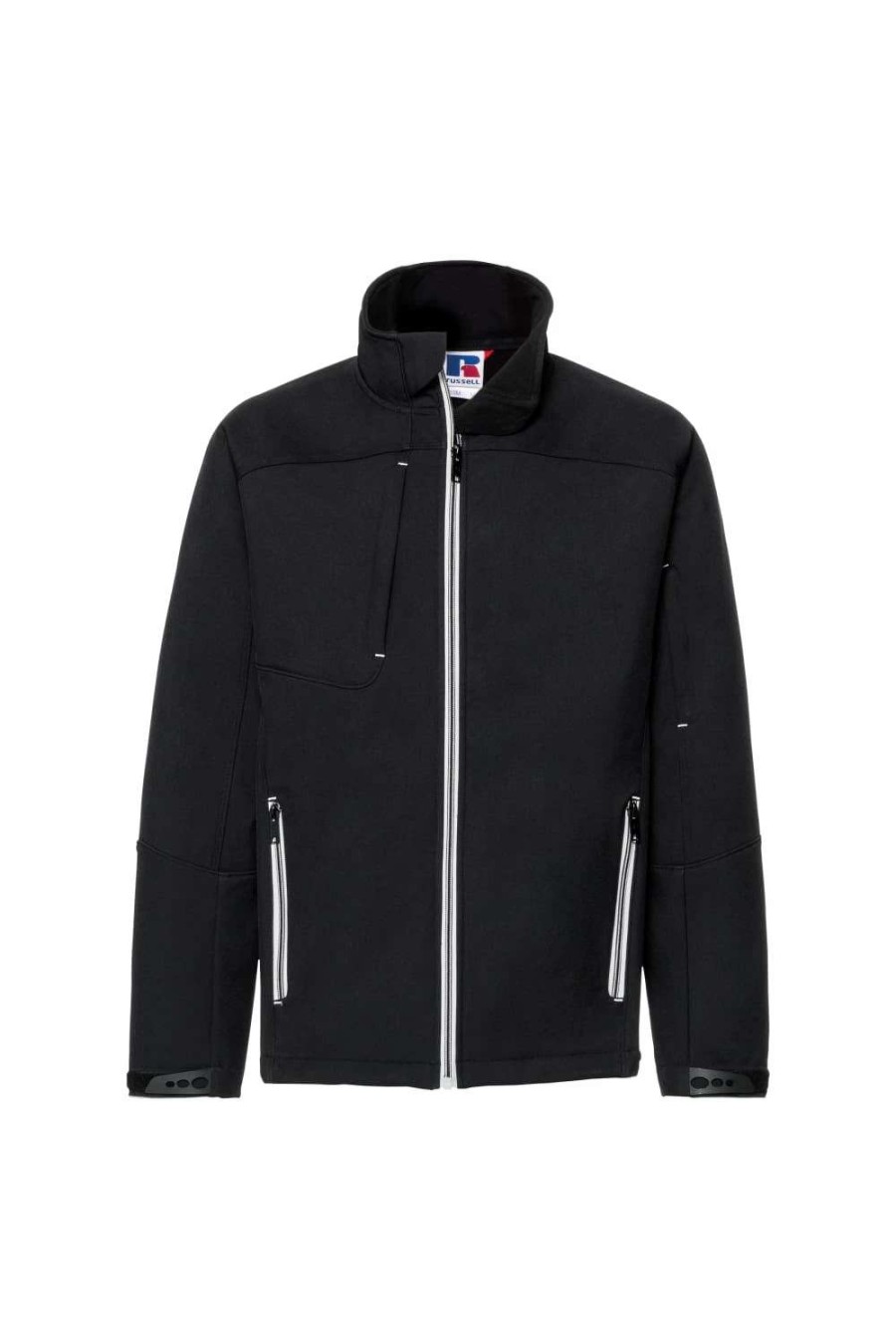 Coats, Jackets & Blazers * | Russell Mens Bionic Softshell Jacket ( ) Black