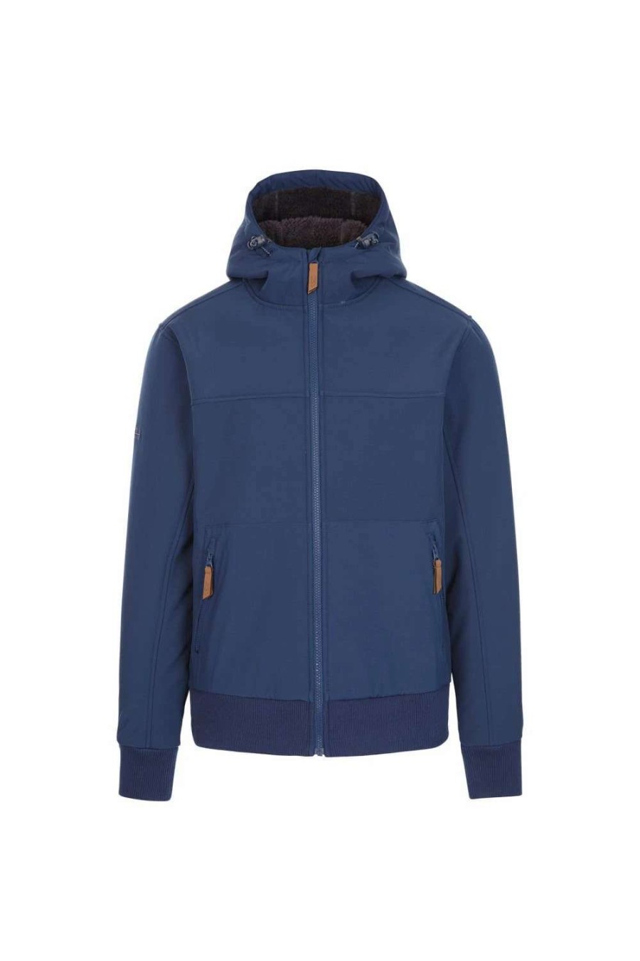 Coats, Jackets & Blazers * | Trespass Mens Zully Soft Shell Jacket Navy