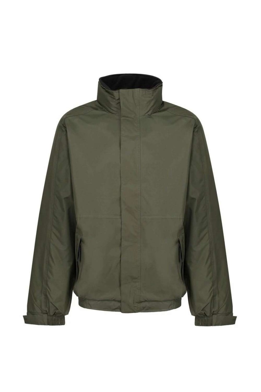 Coats, Jackets & Blazers * | Regatta Dover Waterproof Windproof Jacket (Thermo-Guard Insulation) Dark Khaki/Black