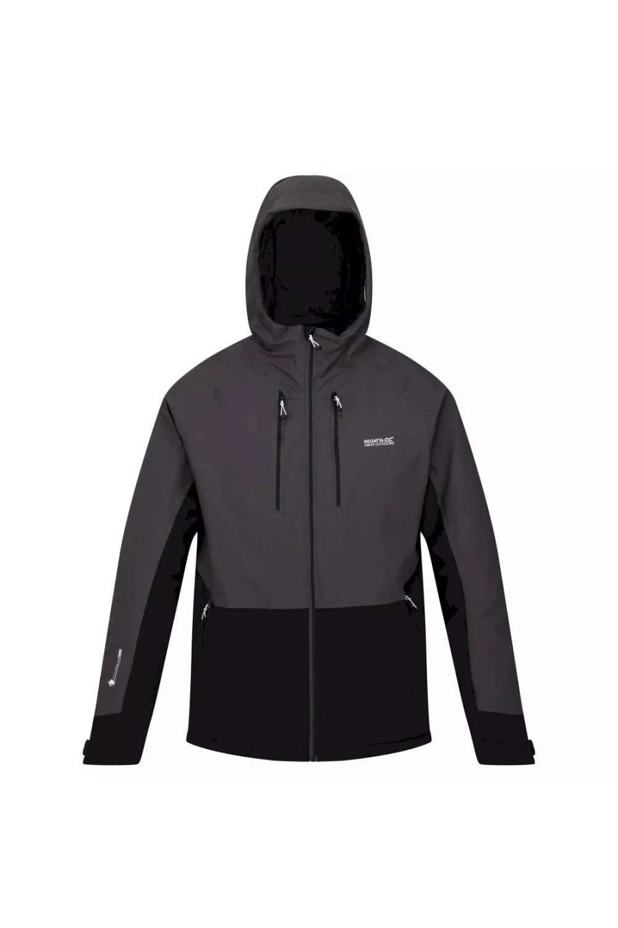 Coats, Jackets & Blazers * | Regatta Mens Highton Iii Stretch Padded Jacket Dark Grey/Black