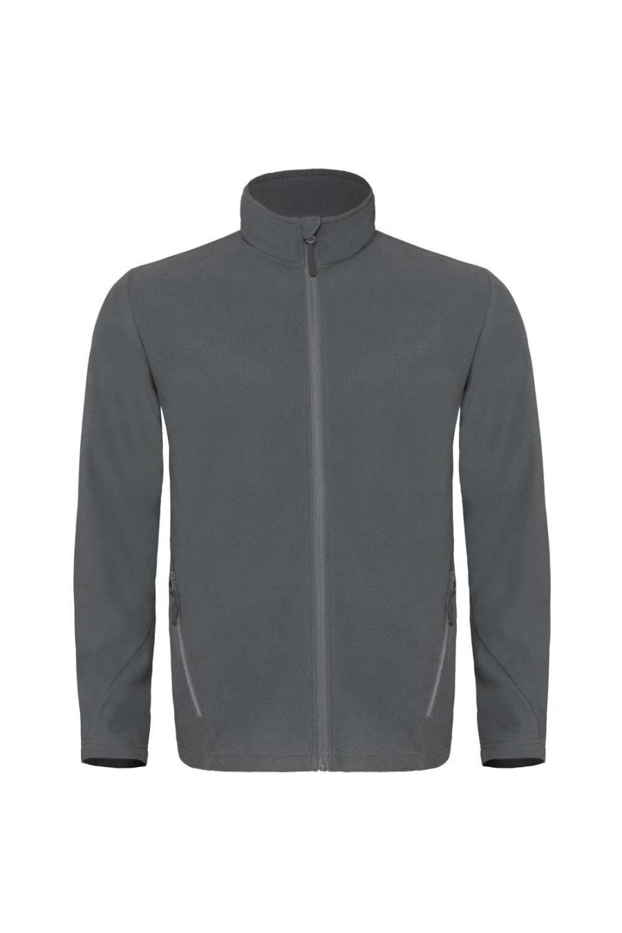 Coats, Jackets & Blazers * | B&C B&C Mens Coolstar Ultra Light Full Zip Fleece Top ( ) Steel Grey