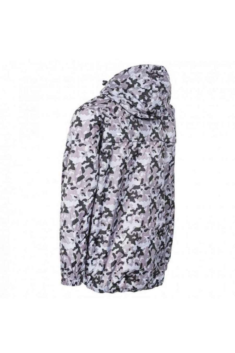 Coats, Jackets & Blazers * | Trespass Qikpac Printed Packaway Waterproof Jacket ( ) Grey Camo