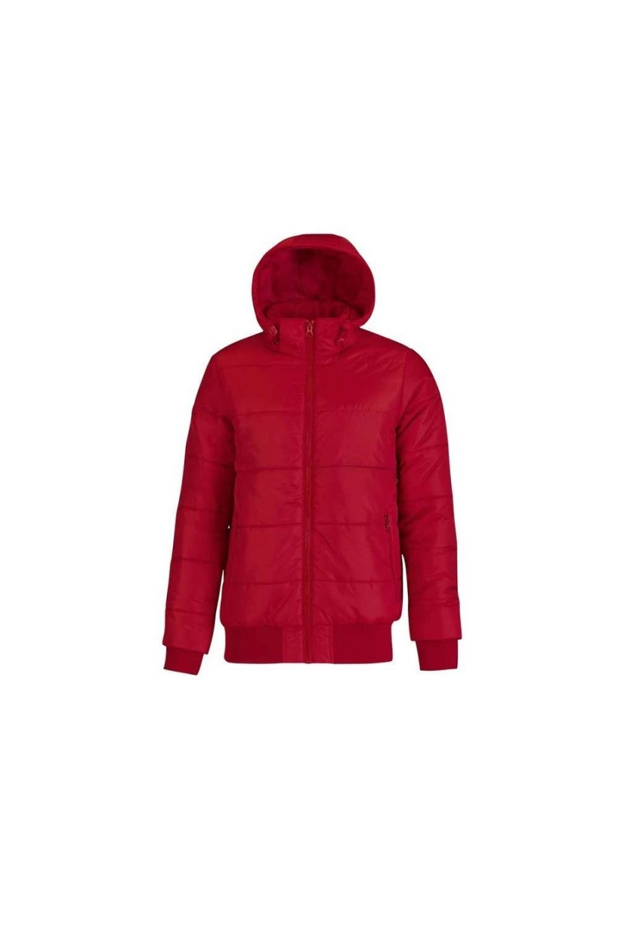 Coats, Jackets & Blazers * | B&C B&C Mens Superhood Padded Bomber Jacket ( ) Red/ Black