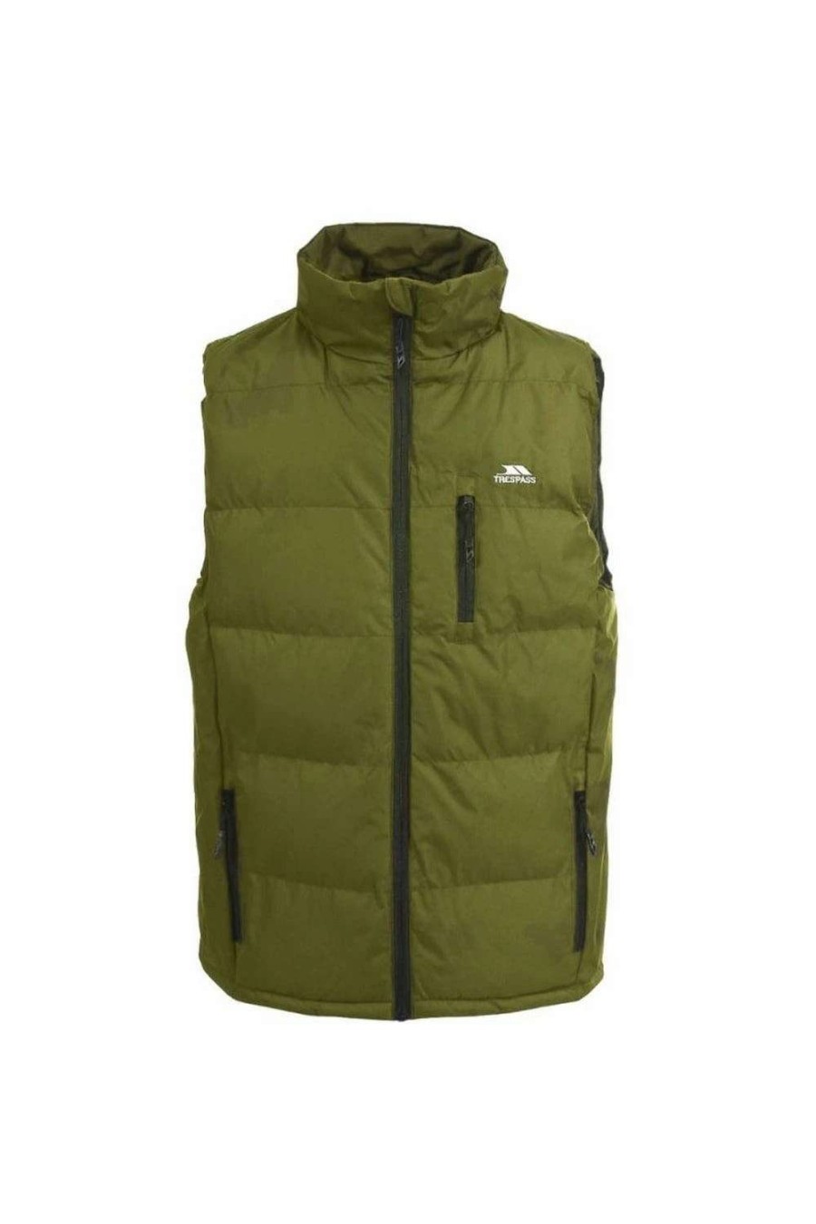 Coats, Jackets & Blazers * | Trespass Mens Clasp Padded Gilet/Bodywarmer ( ) Moss