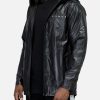 Coats, Jackets & Blazers * | Konus Men'S Hooded Windbreaker In Black