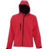 Coats, Jackets & Blazers * | Sols Mens Replay Hooded Soft Shell Jacket (Breathable, Windproof And Water Resistant) ( ) Pepper Red