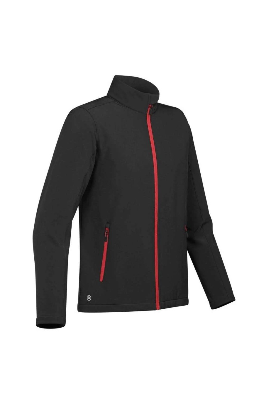 Coats, Jackets & Blazers * | Stormtech Mens Orbiter Softshell ( ) Black/Red