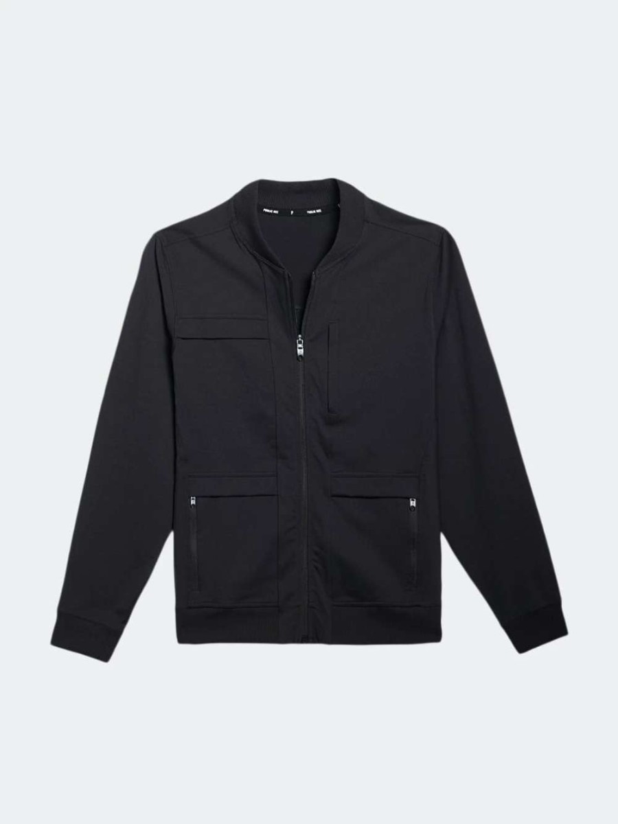 Coats, Jackets & Blazers * | Public Rec Crosstown Bomber | Men'S Black