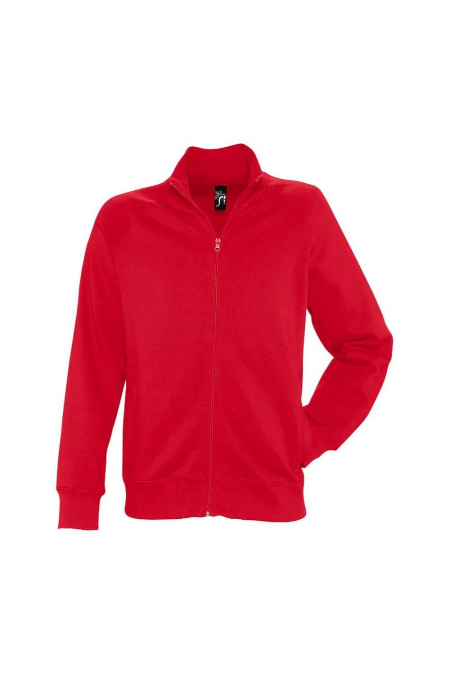 Coats, Jackets & Blazers * | Sols Mens Sundae Full Zip Sweat Jacket ( ) Red