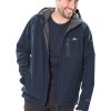 Coats, Jackets & Blazers * | Trespass Mens Accelerator Ii Waterproof Softshell Jacket Navy