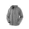 Coats, Jackets & Blazers * | Spiro Mens Hooded T-Shirt Jacket ( ) Marl Grey