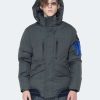 Coats, Jackets & Blazers * | Konus Men'S Duck Down Parka With Detachable Hood In Charcoal