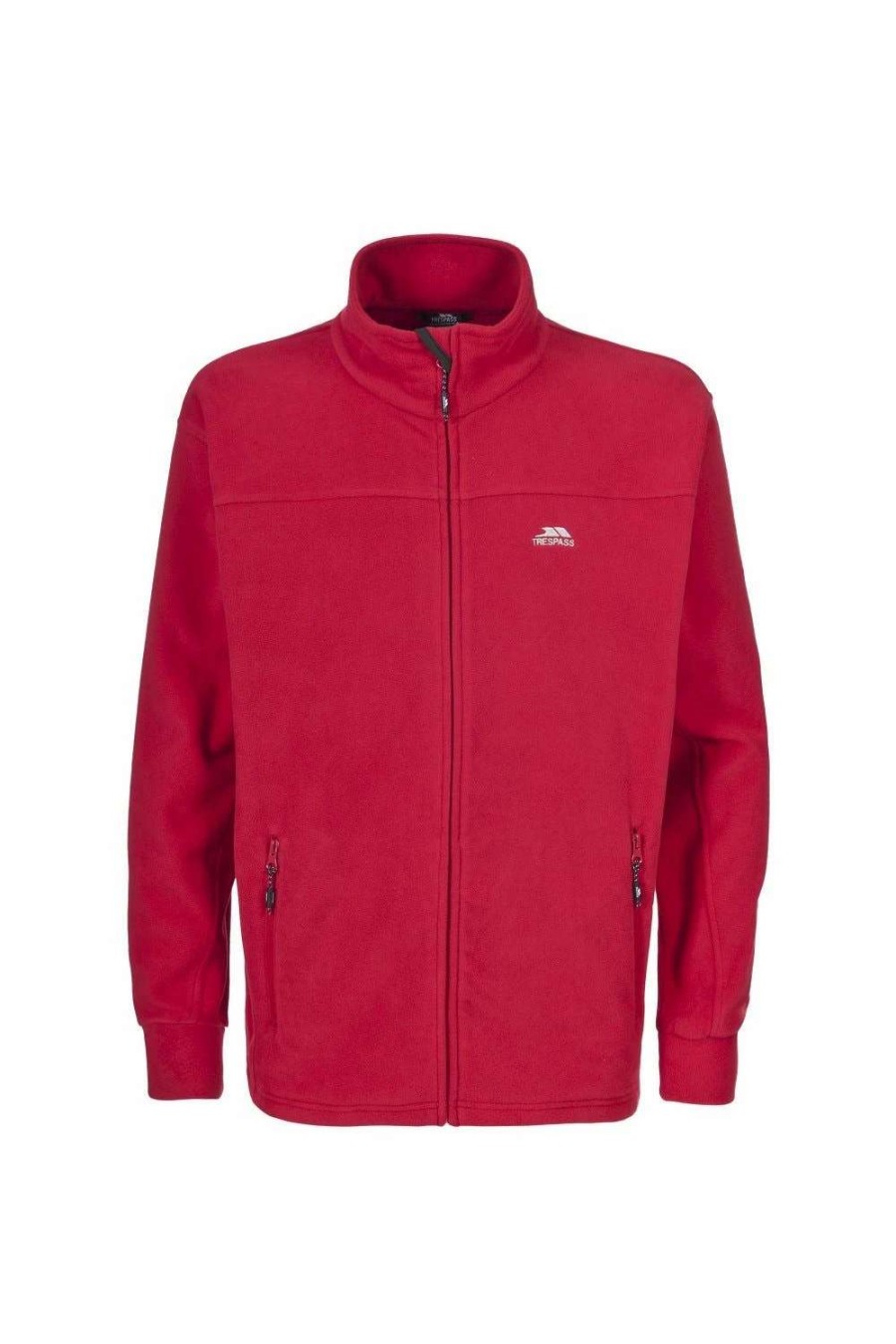 Coats, Jackets & Blazers * | Trespass Mens Bernal Full Zip Fleece Jacket Red