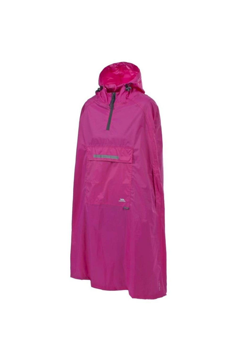 Coats, Jackets & Blazers * | Trespass Qikpac Unisex Hooded Waterproof Packaway Poncho ( ) Sasparilla