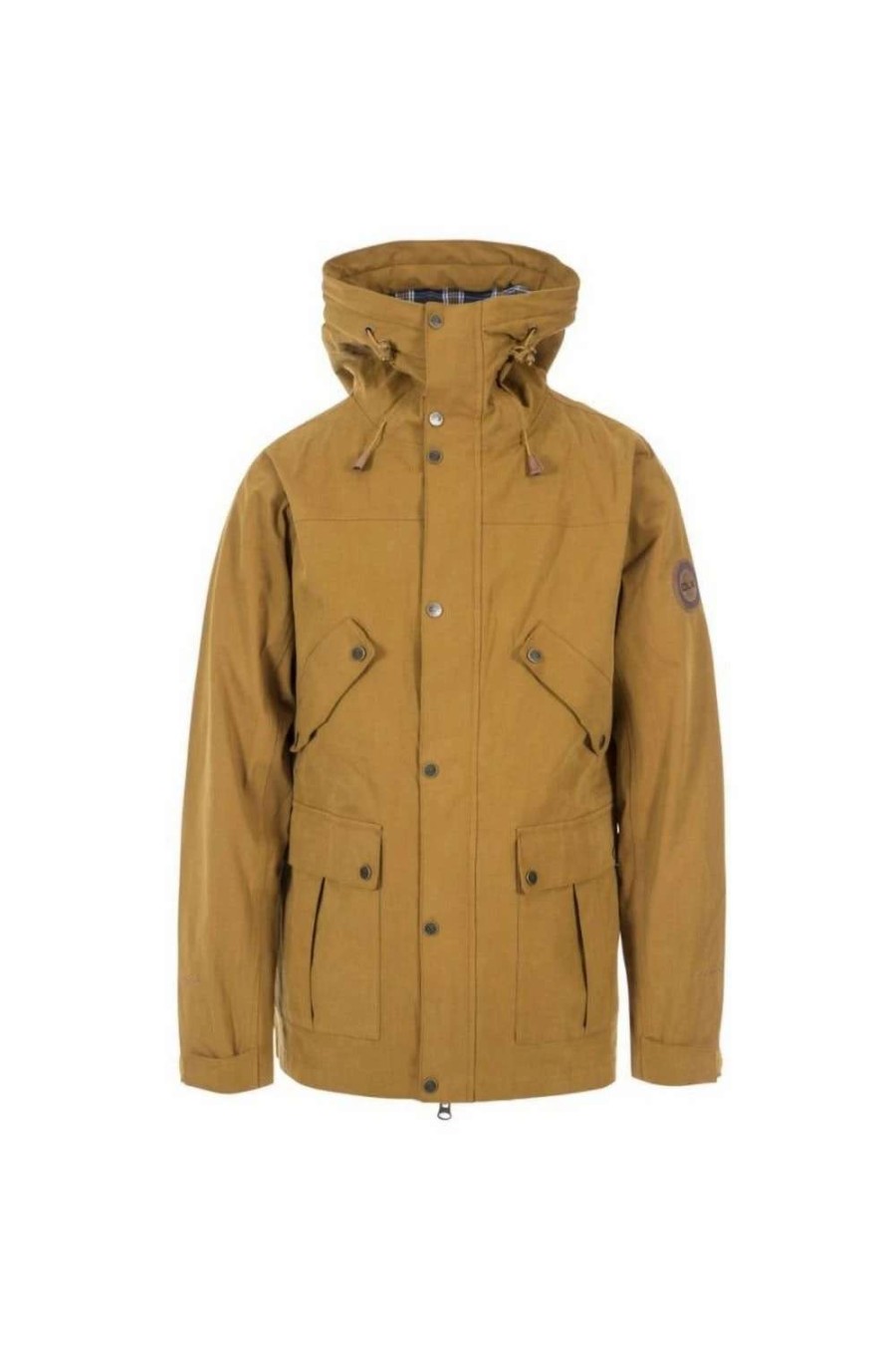 Coats, Jackets & Blazers * | Trespass Mens Destroyer Waterproof Jacket ( ) Golden Brown