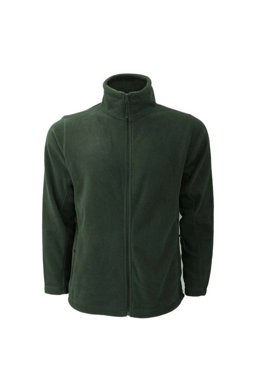 Coats, Jackets & Blazers * | Russell Mens Full Zip Outdoor Fleece Jacket ( ) Bottle Green