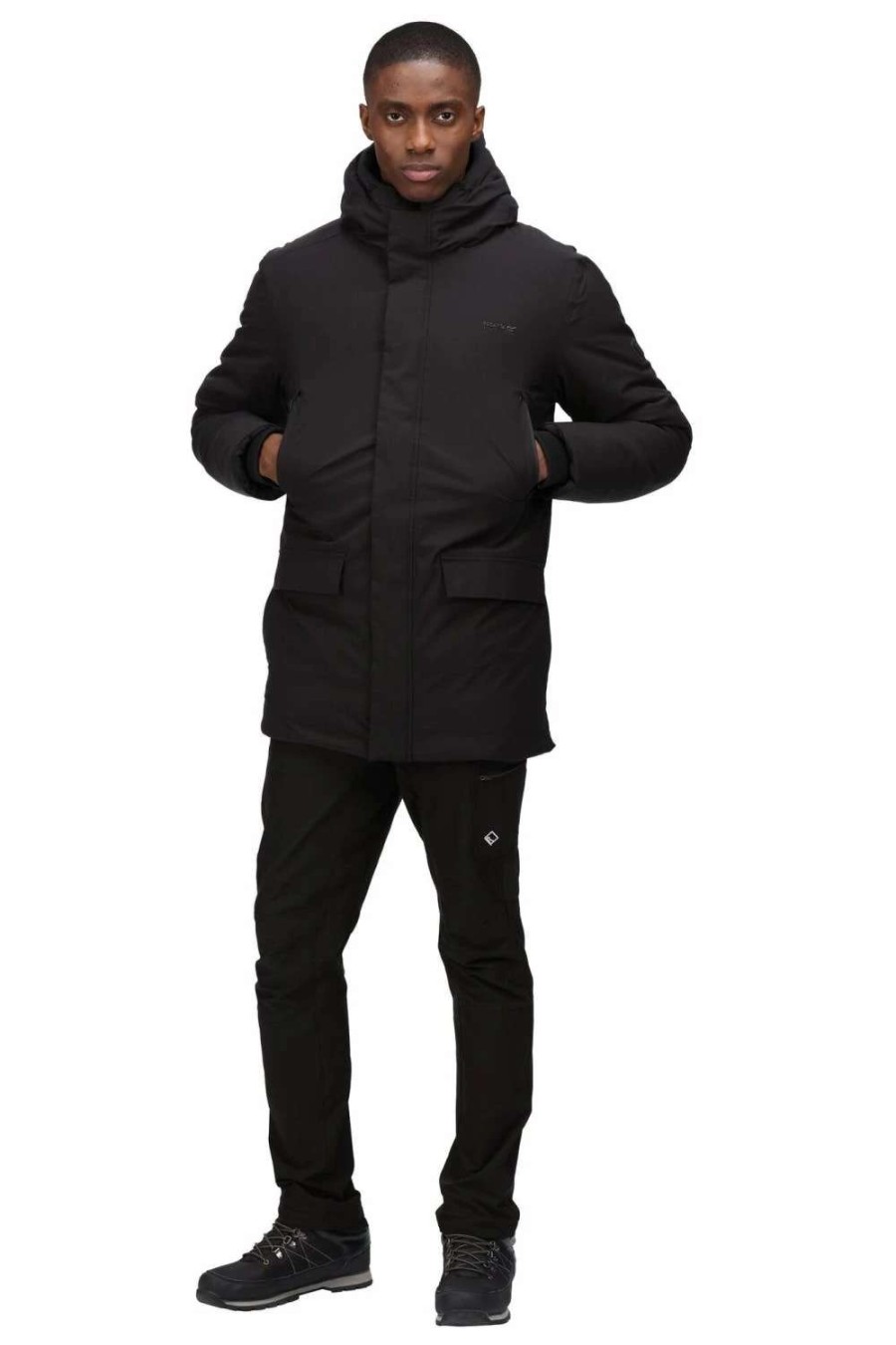 Coats, Jackets & Blazers * | Regatta Mens Yewbank Waterproof Insulated Jacket Black