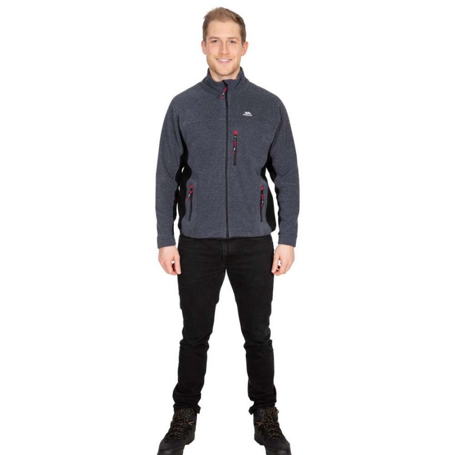 Coats, Jackets & Blazers * | Trespass Mens Jynx Full Zip Fleece Jacket ( )