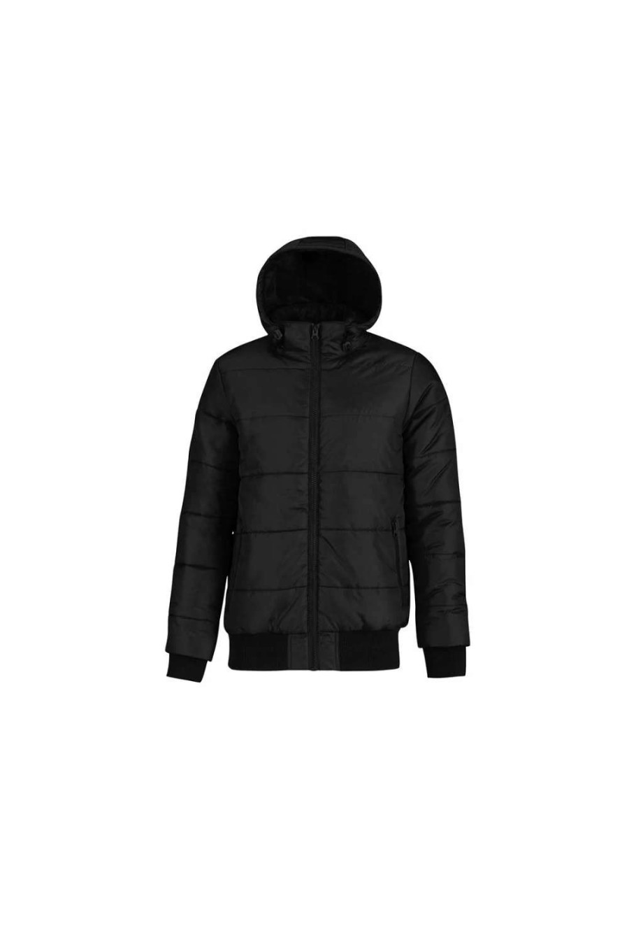 Coats, Jackets & Blazers * | B&C B&C Mens Superhood Padded Bomber Jacket ( ) Black/ Cobalt Blue