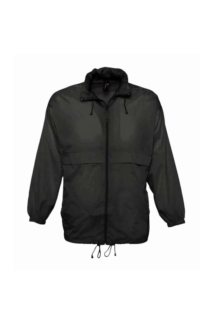 Coats, Jackets & Blazers * | Sols Unisex Surf Windbreaker Lightweight Jacket ( ) Black