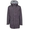 Coats, Jackets & Blazers * | Trespass Mens Quaintonring Waterproof Jacket Dark Grey