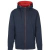 Coats, Jackets & Blazers * | Trespass Mens Welney Organic Full Zip Hoodie Jacket Navy