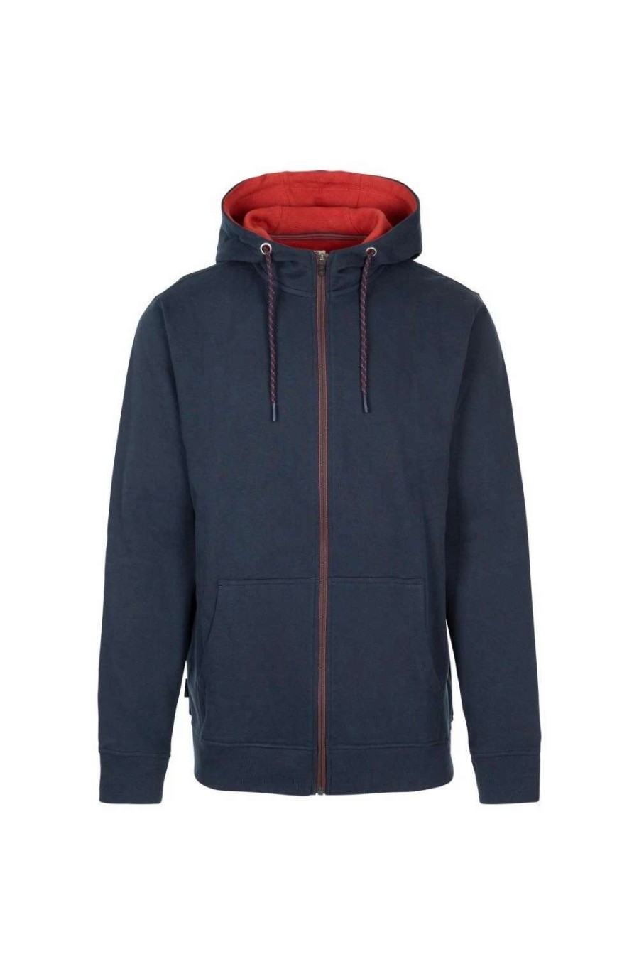 Coats, Jackets & Blazers * | Trespass Mens Welney Organic Full Zip Hoodie Jacket Navy