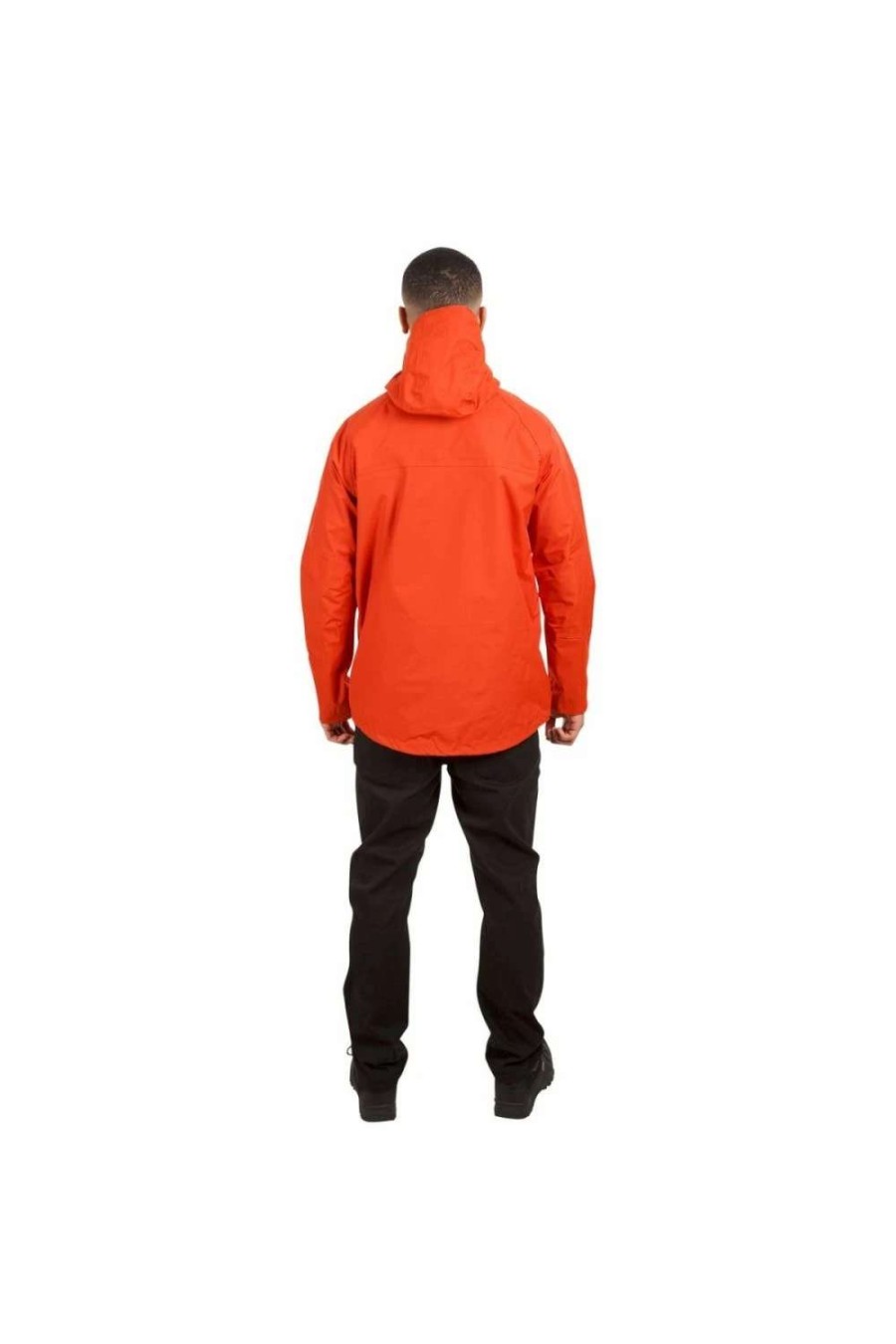 Coats, Jackets & Blazers * | Trespass Mens Corvo Hooded Full Zip Waterproof Jacket/Coat ( ) Burnt Orange