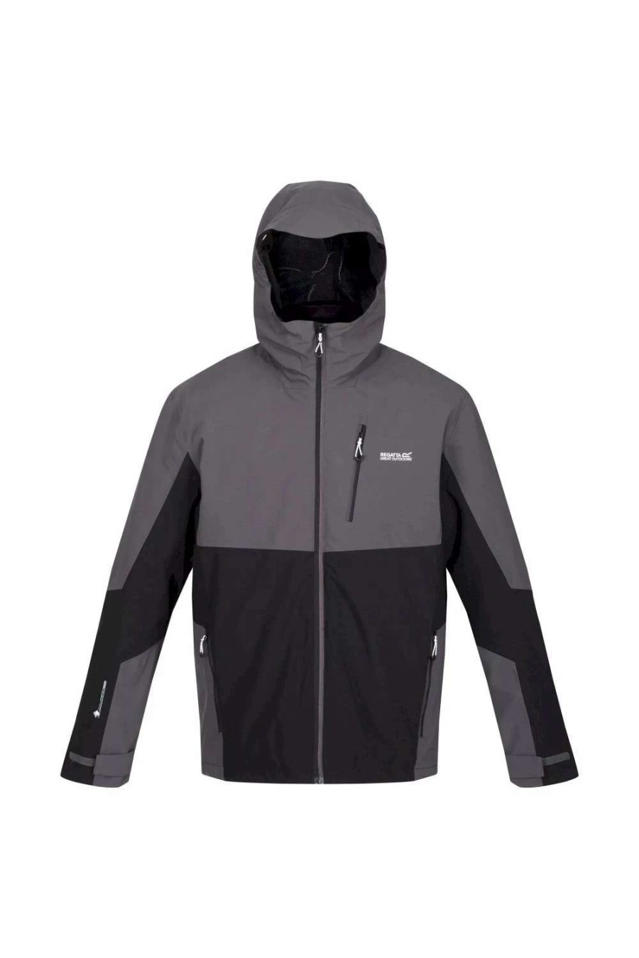 Coats, Jackets & Blazers * | Regatta Mens Wentwood Vii 3 In 1 Waterproof Jacket Dark Grey/Black