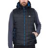 Coats, Jackets & Blazers * | Trespass Mens Franklyn Padded Gilet Black