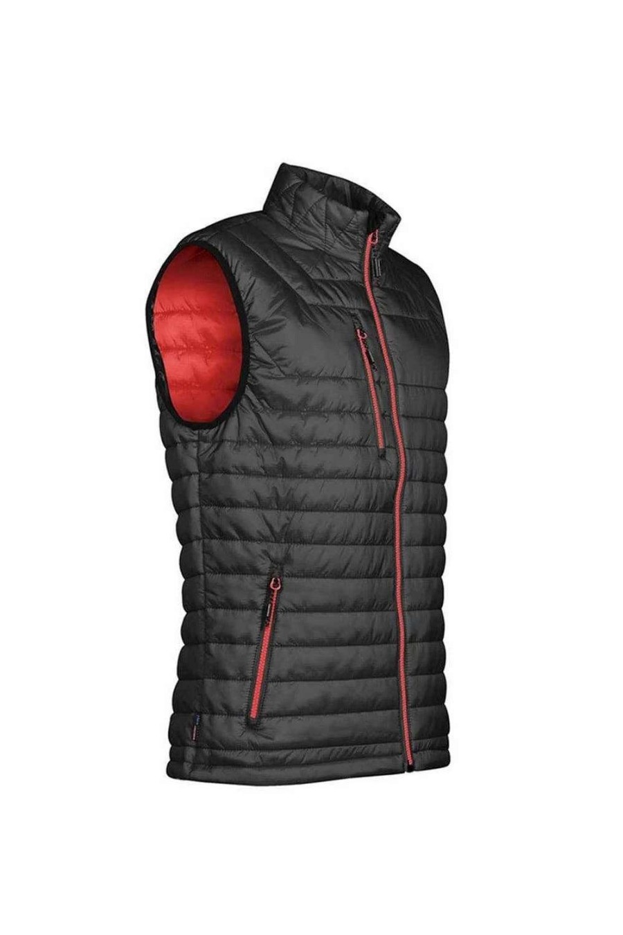 Coats, Jackets & Blazers * | Stormtech Mens Gravity Thermal Body Warmer Black/True Red