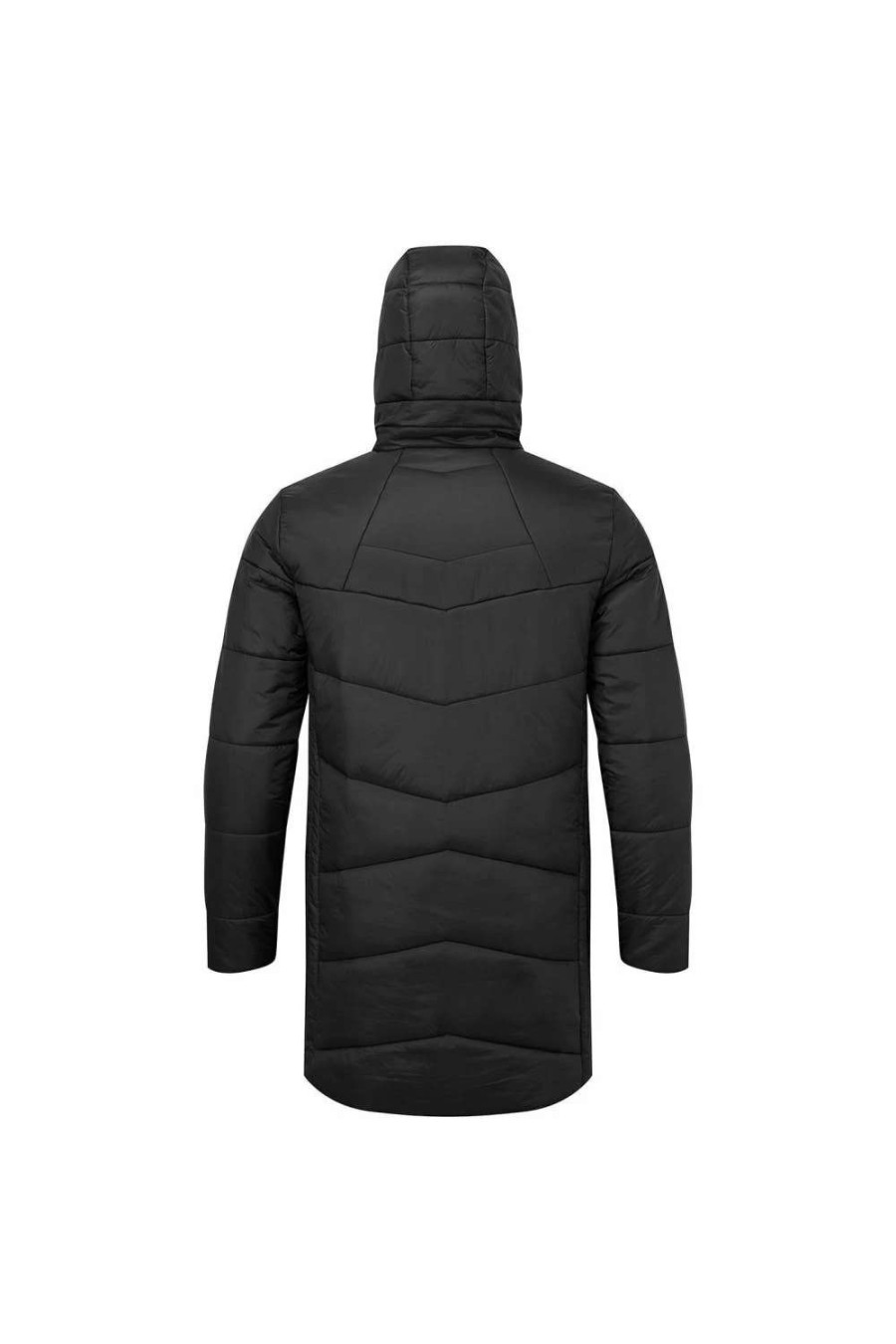 Coats, Jackets & Blazers * | Tridri Mens Microlight Longline Padded Jacket ( ) Black