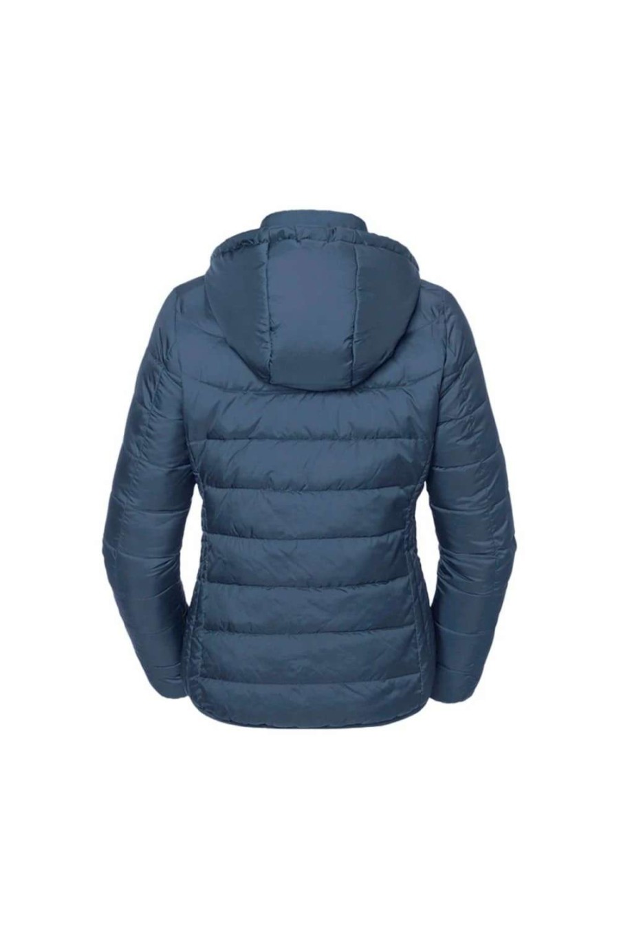 Coats, Jackets & Blazers * | Russell Adults Unisex Hooded Nano Jacket ( ) French Navy