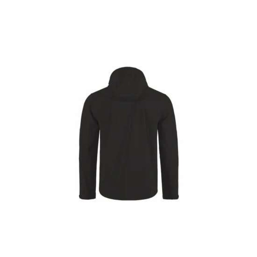 Coats, Jackets & Blazers * | Stedman Active Mens Active Softest Shell Hooded Jacket ( ) Coats, Jackets & Blazers Black Opal