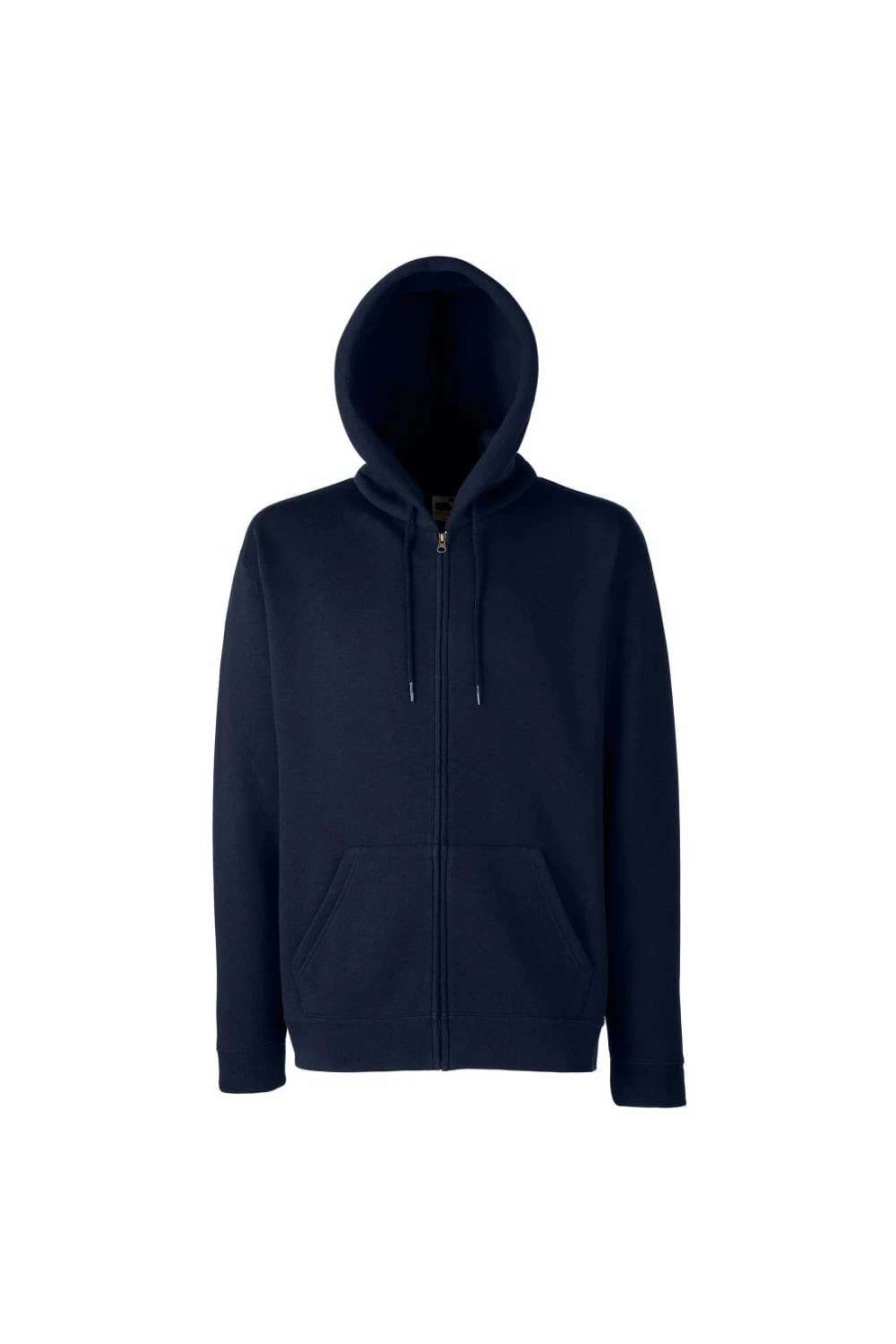 Coats, Jackets & Blazers * | Of The Loom Fruit Of The Loom Mens Hooded Sweatshirt Jacket ( ) Deep Navy