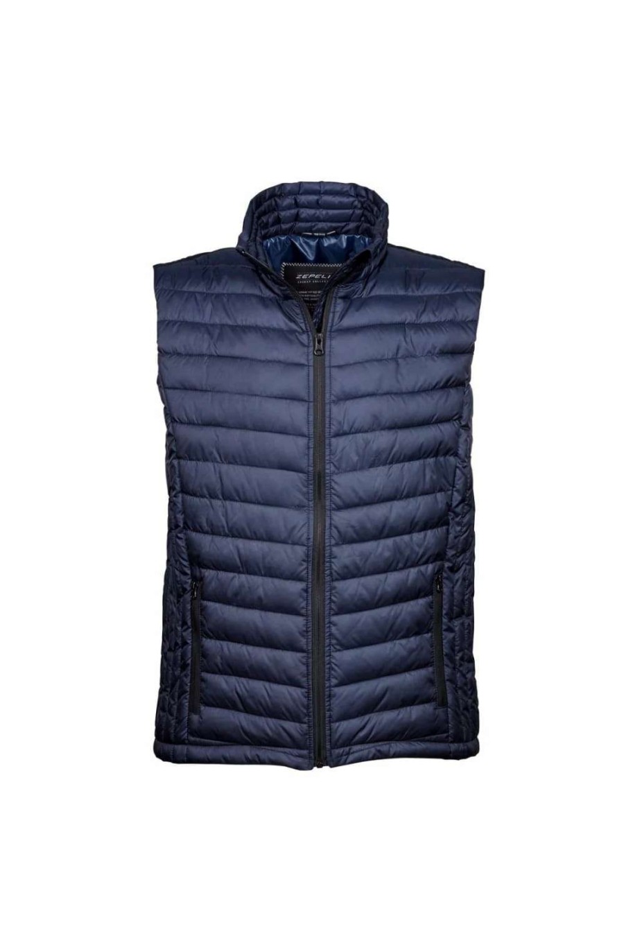 Coats, Jackets & Blazers * | Tee Jays Mens Padded Zeppelin Vest Jacket / Gilet ( ) Deep Navy