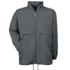 Coats, Jackets & Blazers * | B&C B&C Mens Air Lightweight Windproof, Showerproof & Water Repellent Jacket ( ) Dark Grey