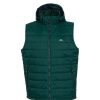 Coats, Jackets & Blazers * | Trespass Mens Franklyn Padded Gilet Forest Green