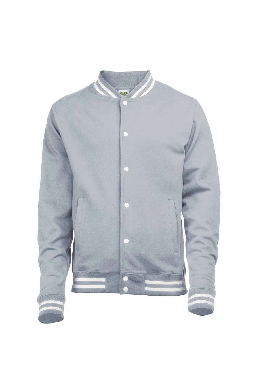 Coats, Jackets & Blazers * | Awdis Mens College Jacket ( ) Heather Grey