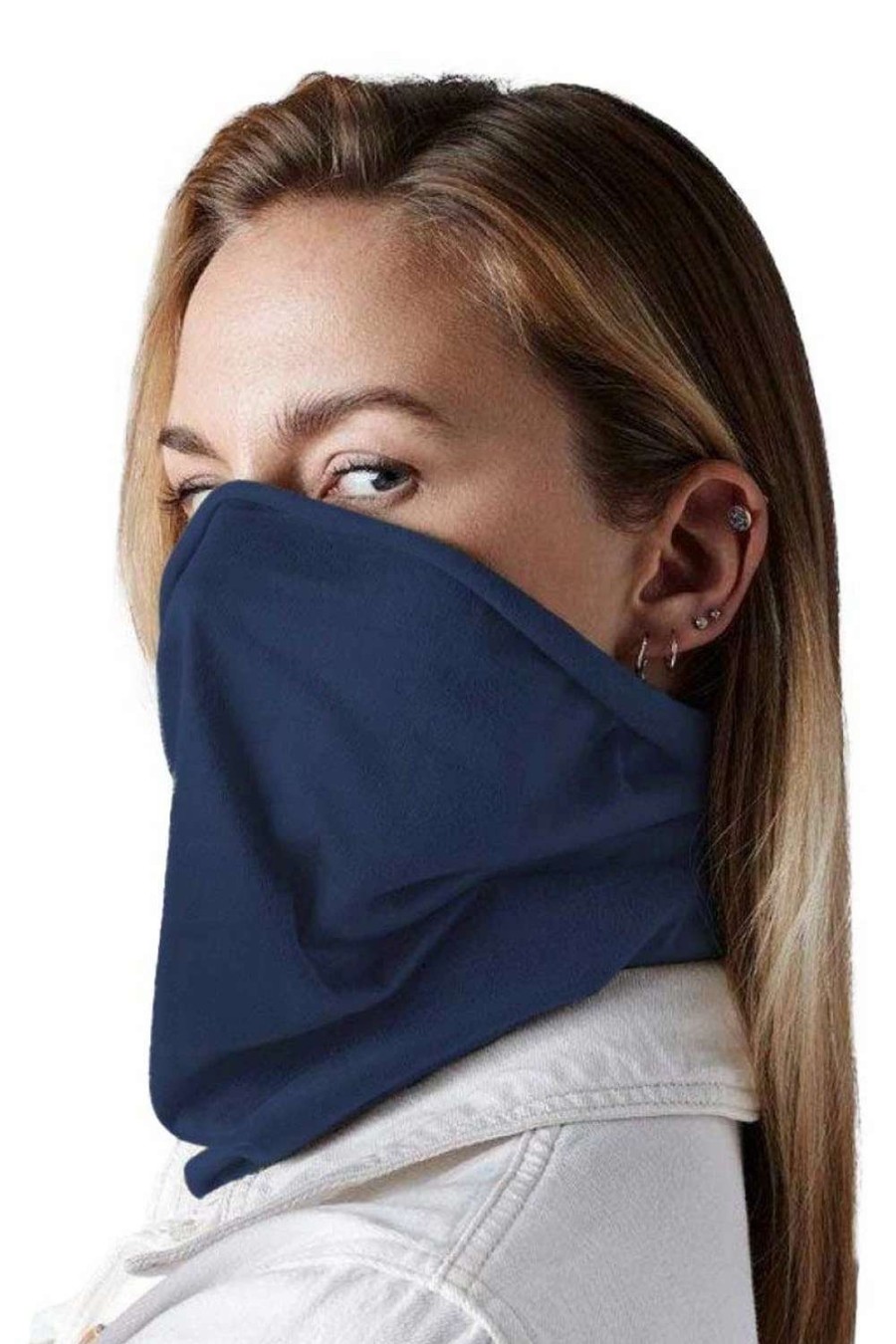 Masks * | Beechfield Morf Recycled Snood ( ) French Navy