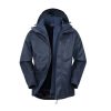 Coats, Jackets & Blazers * | Mountain Warehouse Bracken Melange 3 In 1 Jacket Blue