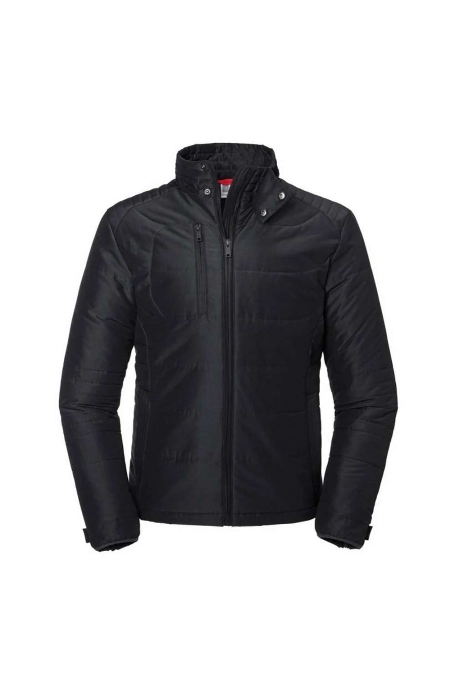 Coats, Jackets & Blazers * | Russell Mens Cross Padded Jacket ( ) Black