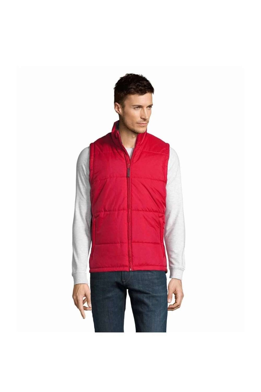 Coats, Jackets & Blazers * | Sols Warm Unisex Padded Bodywarmer Jacket ( ) Red